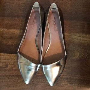 Madewell Mira Metallic Flats- 8.5